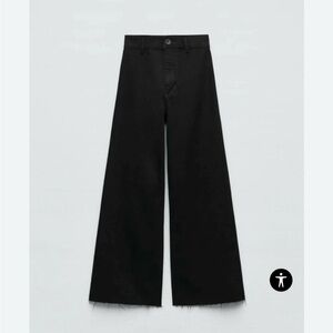 Zara straight wide leg jean